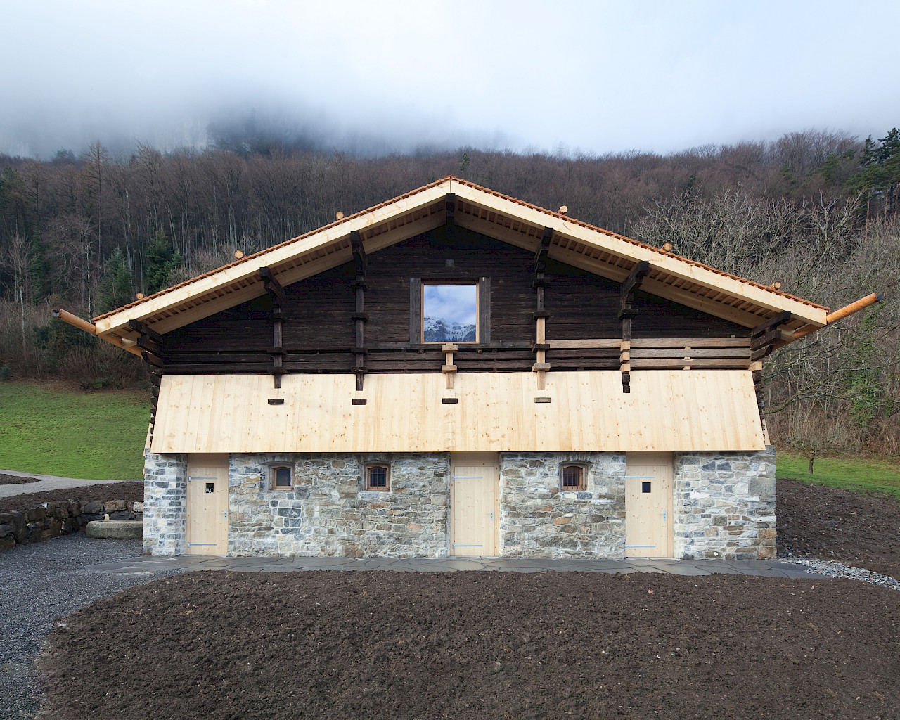 Um- und Neubauten auf dem Rütli in Seelisberg.