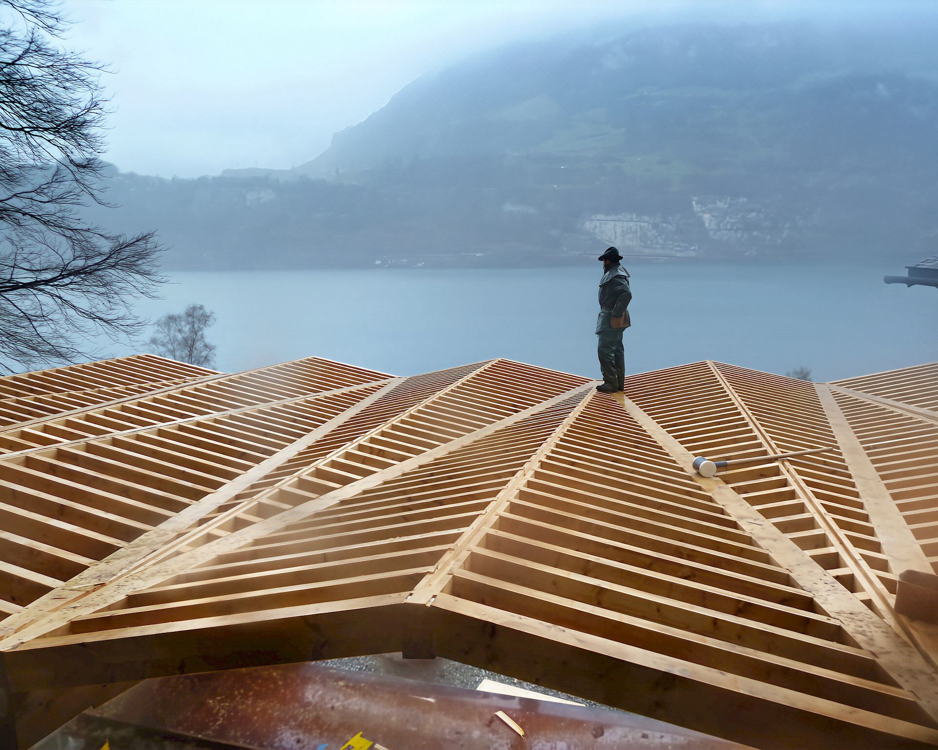 Um- und Neubauten auf dem Rütli in Seelisberg.