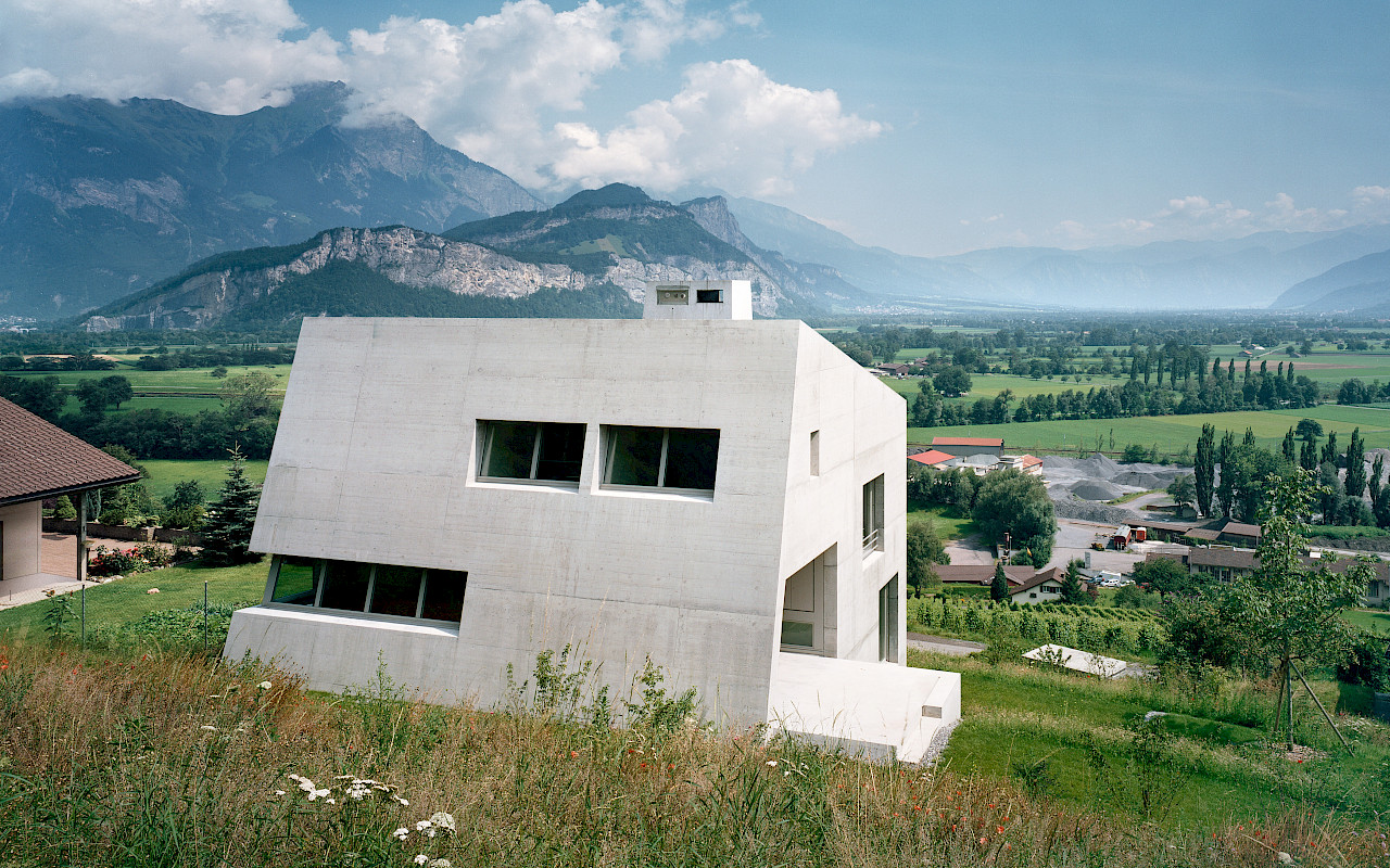 Neubau eines Einfamilienhauses in Sargans.