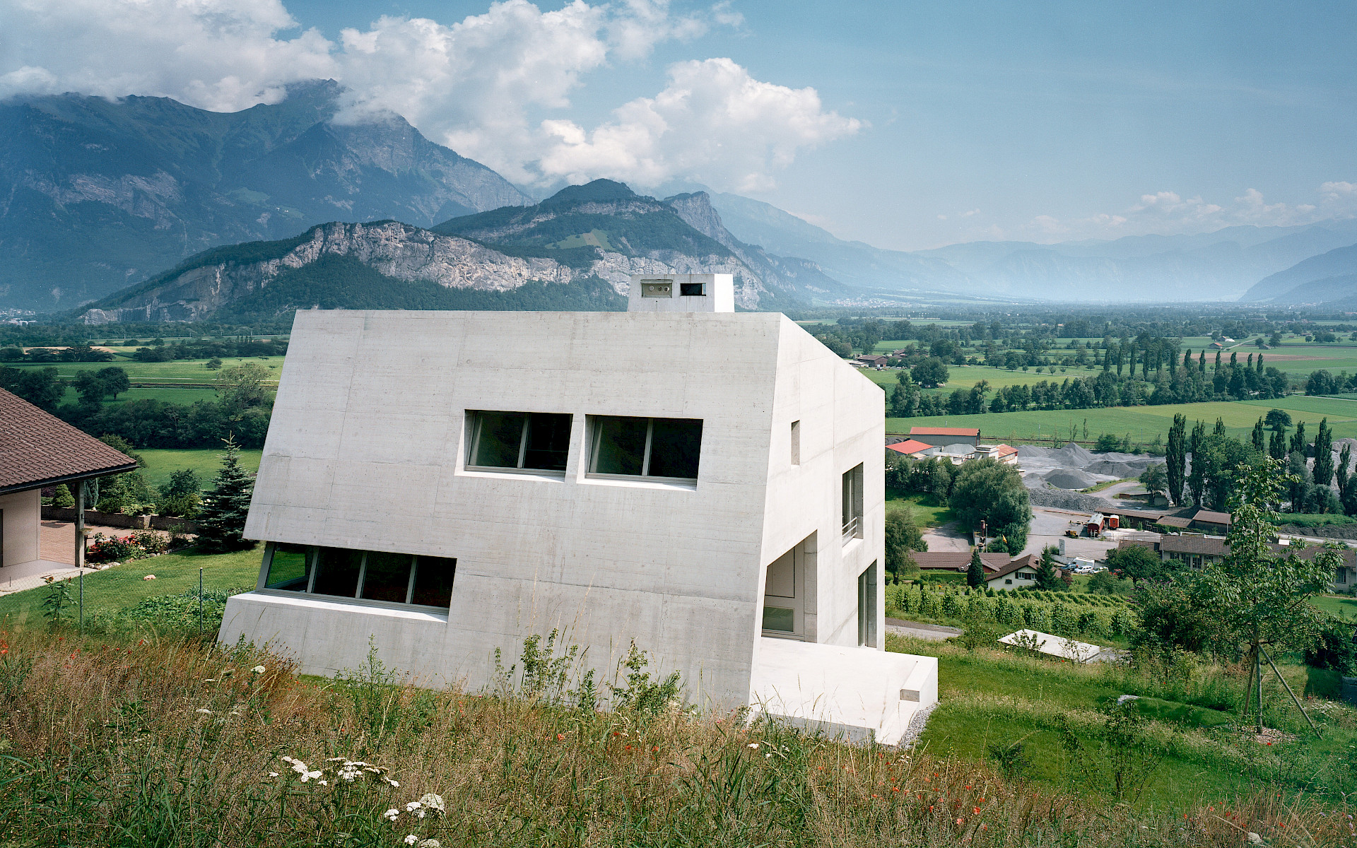 Neubau eines Einfamilienhauses in Sargans.