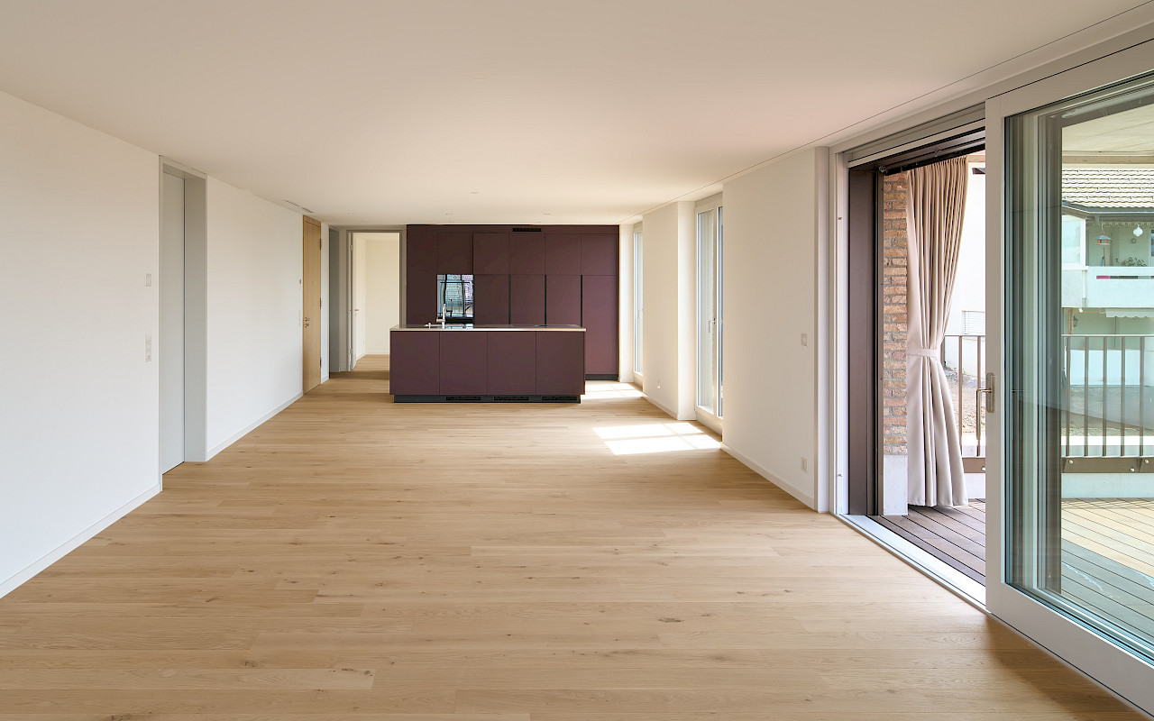 Neubau Mehrfamilienhaus an prominenter Lage im Dorfkern von Geroldswil.